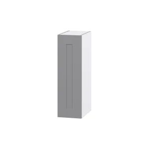 Hugo&Borg Beaumont 9-in W x 30-in H x 14-in D Slate Gray Wall Fully Assembled Cabinet (Flat Panel Shaker Door Style)