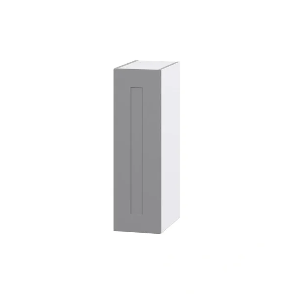Hugo&Borg Beaumont 9-in W x 30-in H x 14-in D Slate Gray Wall Fully Assembled Cabinet (Flat Panel Shaker Door Style)