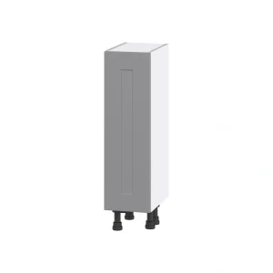 Hugo&Borg Beaumont 9-in W x 34.5-in H x 14-in D Slate Gray Base Fully Assembled Cabinet (Flat Panel Shaker Door Style)