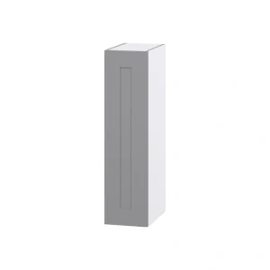Hugo&Borg Beaumont 9-in W x 35-in H x 14-in D Slate Gray Wall Fully Assembled Cabinet (Flat Panel Shaker Door Style)