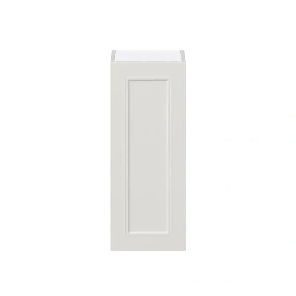 Hugo&Borg Belcourt 12-in W x 30-in H x 14-in D Gray Painted Wall Fully Assembled Cabinet (Recessed Panel Shaker Door Style)