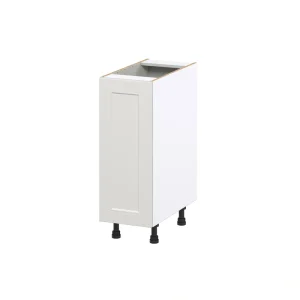 Hugo&Borg Belcourt 12-in W x 34.5-in H x 25-in D Gray Painted 1-Drawer Pull-out Cabinet Base Fully Assembled Cabinet (Recessed Panel Style) T726919969