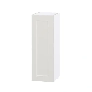 Hugo&Borg Belcourt 12-in W x 35-in H x 14-in D Gray Painted Wall Fully Assembled Cabinet (Recessed Panel Shaker Door Style)