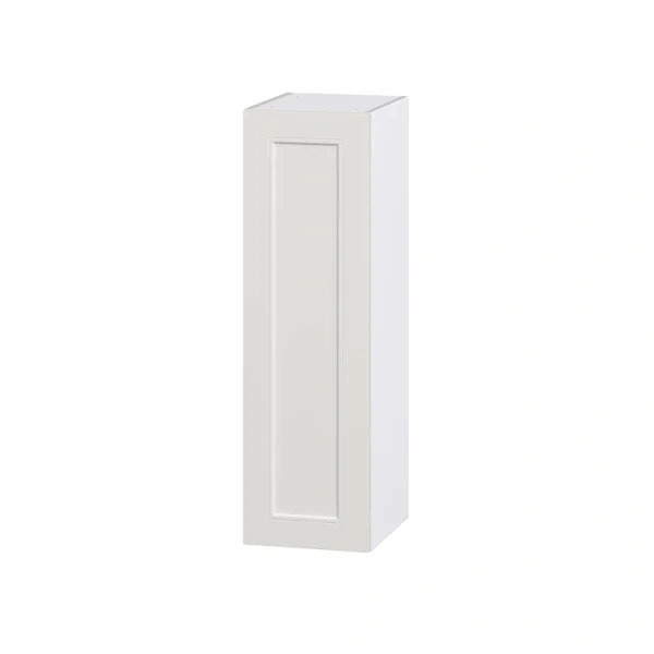 Hugo&Borg Belcourt 12-in W x 40-in H x 14-in D Gray Painted Wall Fully Assembled Cabinet (Recessed Panel Shaker Door Style)