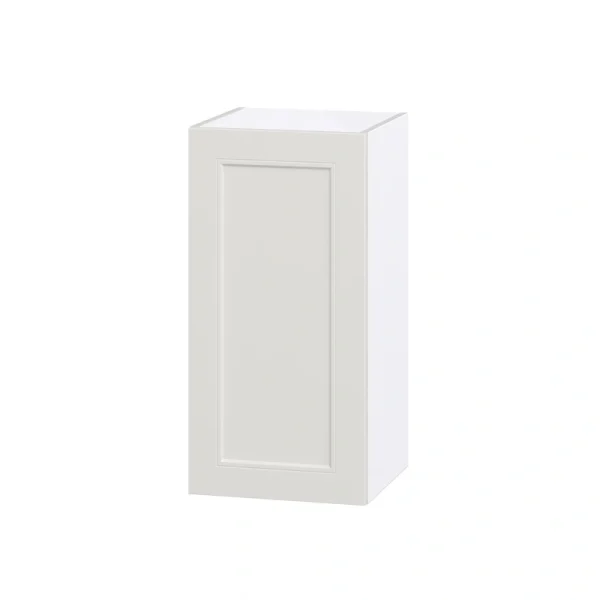 Hugo&Borg Belcourt 15-in W x 30-in H x 14-in D Gray Painted Wall Fully Assembled Cabinet (Recessed Panel Shaker Door Style) T726922513
