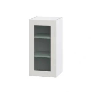 Hugo&Borg Belcourt 15-in W x 30-in H x 14-in D Gray Painted Wall Fully Assembled Cabinet (Recessed Panel Shaker Door Style) T726922511