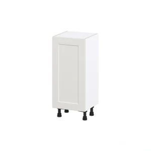 Hugo&Borg Belcourt 15-in W x 34.5-in H x 14-in D Gray Painted 3-Drawers Base Fully Assembled Cabinet (Recessed Panel Shaker Style) T726922473