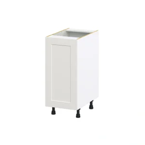 Hugo&Borg Belcourt 15-in W x 34.5-in H x 24-in D Gray Painted Base Fully Assembled Cabinet (Recessed Panel Shaker Door Style)