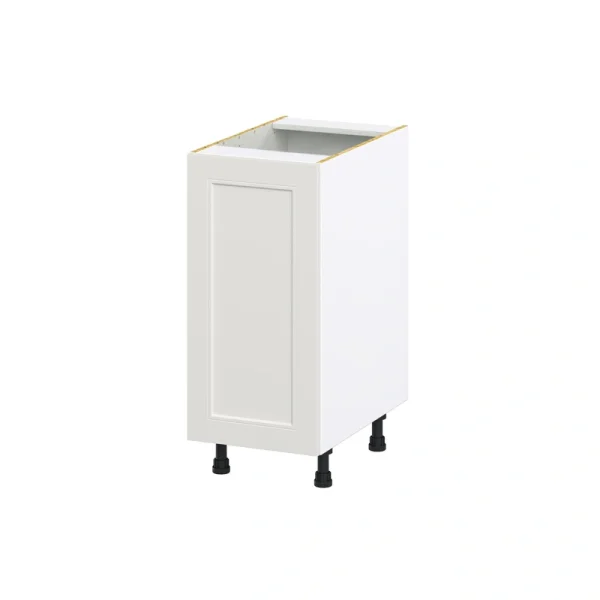 Hugo&Borg Belcourt 15-in W x 34.5-in H x 24-in D Gray Painted Base Fully Assembled Cabinet (Recessed Panel Shaker Door Style)