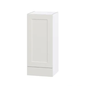 Hugo&Borg Belcourt 15-in W x 35-in H x 14-in D Gray Painted 1-Drawer Wall Fully Assembled Cabinet (Recessed Panel Shaker Style) T726922348