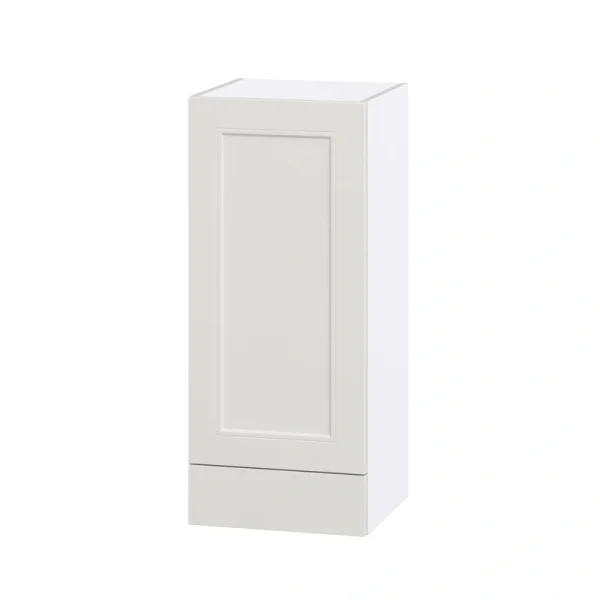 Hugo&Borg Belcourt 15-in W x 35-in H x 14-in D Gray Painted 1-Drawer Wall Fully Assembled Cabinet (Recessed Panel Shaker Style) T726922348