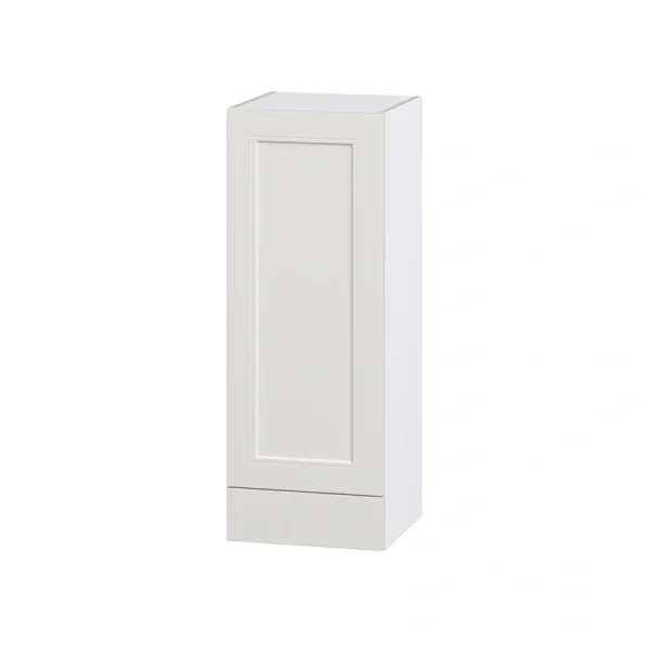 Hugo&Borg Belcourt 15-in W x 40-in H x 14-in D Gray Painted 1-Drawer Wall Fully Assembled Cabinet (Recessed Panel Shaker Style)