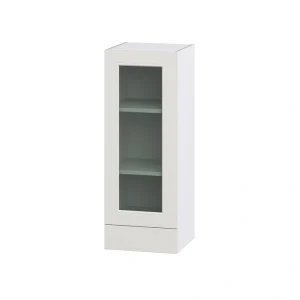 Hugo&Borg Belcourt 15-in W x 40-in H x 14-in D Gray Painted Wall Fully Assembled Cabinet (Recessed Panel Shaker Door Style) T726922313