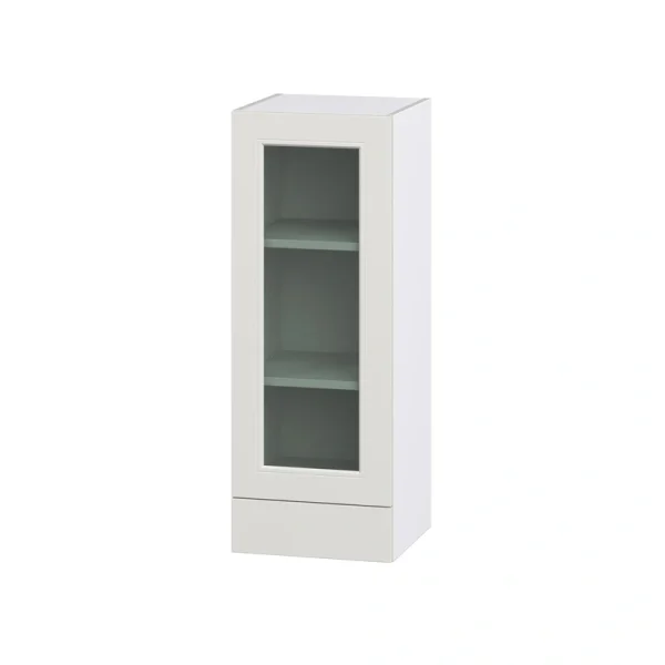 Hugo&Borg Belcourt 15-in W x 40-in H x 14-in D Gray Painted Wall Fully Assembled Cabinet (Recessed Panel Shaker Door Style) T726922313