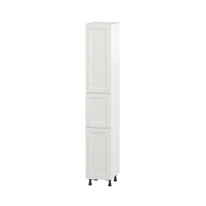 Hugo&Borg Belcourt 15-in W x 94.5-in H x 24-in D Gray Painted Pantry Fully Assembled Cabinet (Recessed Panel Shaker Door Style)