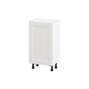 Hugo&Borg Belcourt 18-in W x 34.5-in H x 14-in D Gray Painted 3-Drawers Base Fully Assembled Cabinet (Recessed Panel Shaker Style)