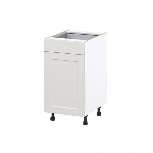 Hugo&Borg Belcourt 18-in W x 34.5-in H x 24-in D Gray Painted 2-Drawers Pull-out Cabinet Base Fully Assembled Cabinet (Recessed Panel Style)
