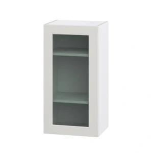 Hugo&Borg Belcourt 18-in W x 35-in H x 14-in D Gray Painted Wall Fully Assembled Cabinet (Recessed Panel Shaker Door Style) T726922111