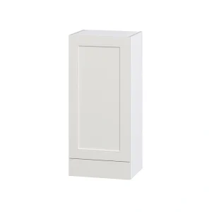 Hugo&Borg Belcourt 18-in W x 40-in H x 14-in D Gray Painted 1-Drawer Wall Fully Assembled Cabinet (Recessed Panel Shaker Style)