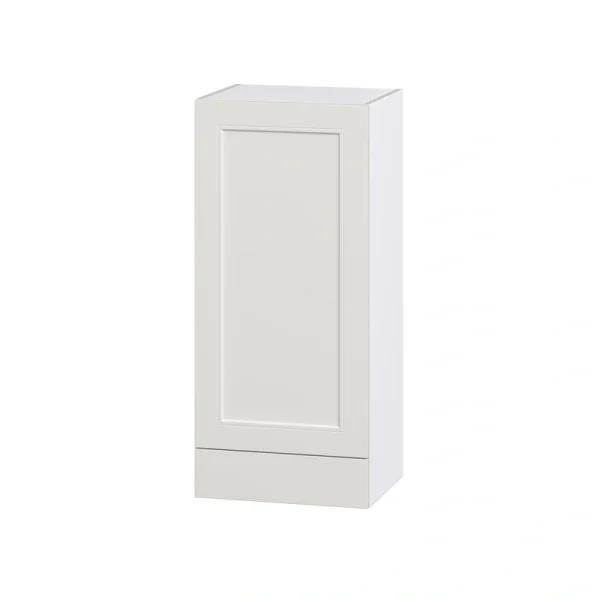 Hugo&Borg Belcourt 18-in W x 40-in H x 14-in D Gray Painted 1-Drawer Wall Fully Assembled Cabinet (Recessed Panel Shaker Style)
