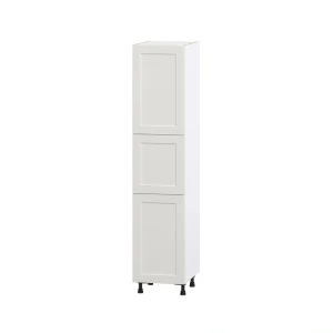 Hugo&Borg Belcourt 18-in W x 84.5-in H x 24-in D Gray Painted Pantry Fully Assembled Cabinet (Recessed Panel Shaker Door Style)