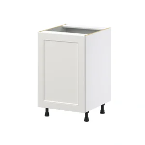 Hugo&Borg Belcourt 21-in W x 34.5-in H x 24-in D Gray Painted 3-Drawers Base Fully Assembled Cabinet (Recessed Panel Shaker Style)