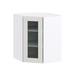Hugo&Borg Belcourt 24-in W x 30-in H x 14-in D Gray Painted Wall Fully Assembled Cabinet (Recessed Panel Shaker Door Style) T726921853