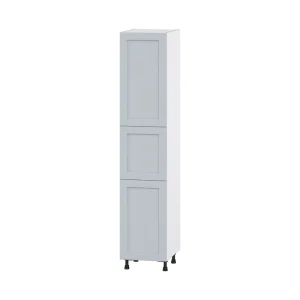 Hugo&Borg Charlesberg 18-in W x 89.5-in H x 24-in D Gray Pantry Fully Assembled Cabinet (Flat Panel Shaker Door Style)