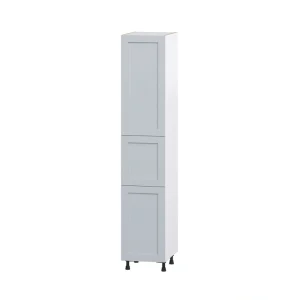 Hugo&Borg Charlesberg 18-in W x 94.5-in H x 24-in D Gray Pantry Fully Assembled Cabinet (Recessed Panel Shaker Door Style)