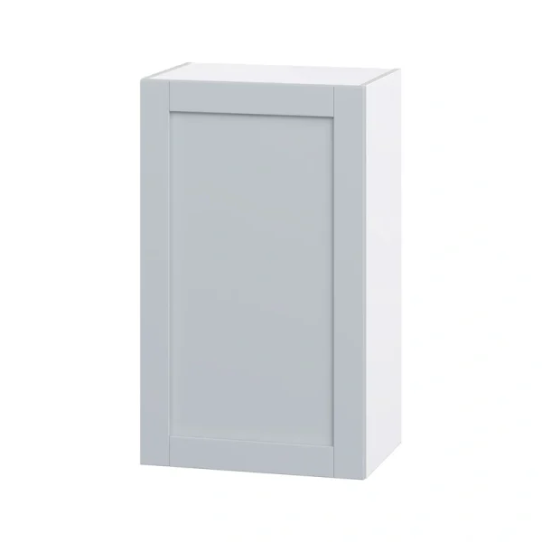 Hugo&Borg Charlesberg 21-in W x 35-in H x 14-in D Gray Wall Fully Assembled Cabinet (Flat Panel Shaker Door Style)
