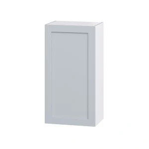 Hugo&Borg Charlesberg 21-in W x 40-in H x 14-in D Gray Wall Fully Assembled Cabinet (Recessed Panel Shaker Door Style)