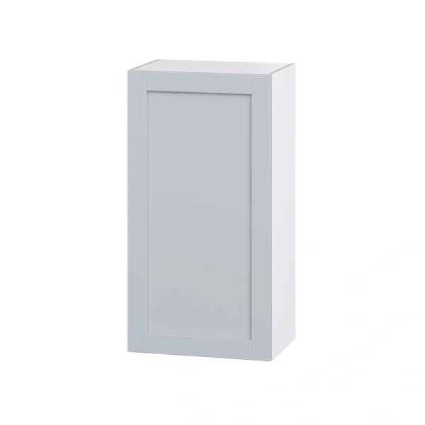 Hugo&Borg Charlesberg 21-in W x 40-in H x 14-in D Gray Wall Fully Assembled Cabinet (Recessed Panel Shaker Door Style)