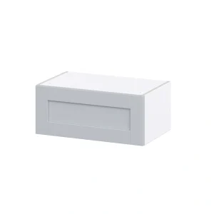 Hugo&Borg Charlesberg 24-in W x 10-in H x 14-in D Gray Wall Fully Assembled Cabinet (Recessed Panel Shaker Door Style)