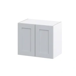 Hugo&Borg Charlesberg 24-in W x 20-in H x 14-in D Gray Wall Fully Assembled Cabinet (Recessed Panel Shaker Door Style)