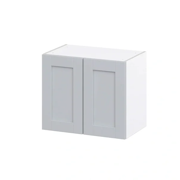 Hugo&Borg Charlesberg 24-in W x 20-in H x 14-in D Gray Wall Fully Assembled Cabinet (Recessed Panel Shaker Door Style)