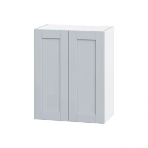Hugo&Borg Charlesberg 24-in W x 30-in H x 14-in D Gray Wall Fully Assembled Cabinet (Flat Panel Shaker Door Style) T726919827