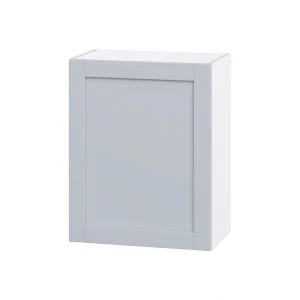Hugo&Borg Charlesberg 24-in W x 30-in H x 14-in D Gray Wall Fully Assembled Cabinet (Flat Panel Shaker Door Style) T726919831