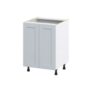 Hugo&Borg Charlesberg 24-in W x 34.5-in H x 24-in D Gray 3-Drawers Base Fully Assembled Cabinet (Flat Panel Shaker Style) T726921771