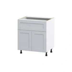 Hugo&Borg Charlesberg 30-in W x 34.5-in H x 24-in D Gray 1-Drawer Base Fully Assembled Cabinet (Flat Panel Shaker Style) T726919931