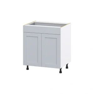 Hugo&Borg Charlesberg 30-in W x 34.5-in H x 24-in D Gray 1-Drawer Base Fully Assembled Cabinet (Flat Panel Shaker Style) T726921200