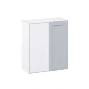 Hugo&Borg Charlesberg 30-in W x 35-in H x 14-in D Gray Blind Wall Fully Assembled Cabinet (Recessed Panel Shaker Door Style)