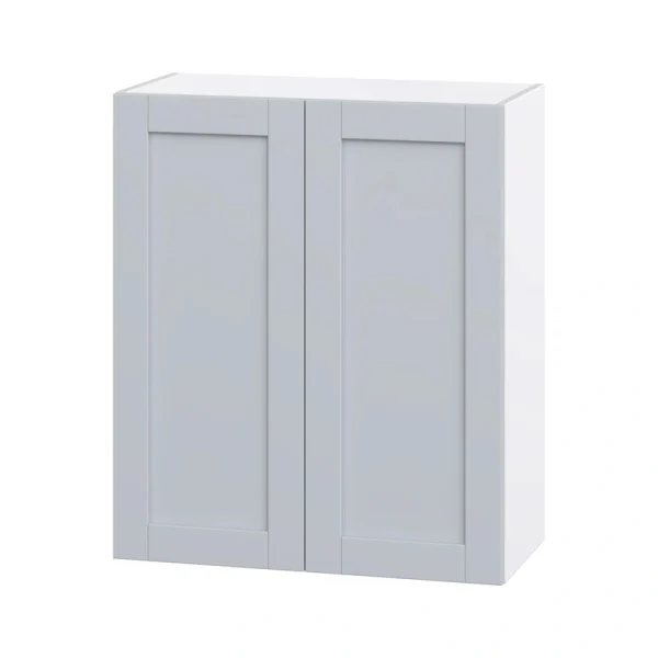 Hugo&Borg Charlesberg 30-in W x 35-in H x 14-in D Gray Wall Fully Assembled Cabinet (Flat Panel Shaker Door Style)