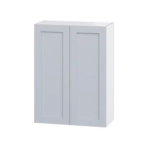 Hugo&Borg Charlesberg 30-in W x 40-in H x 14-in D Gray Wall Fully Assembled Cabinet (Recessed Panel Shaker Door Style) T726921097