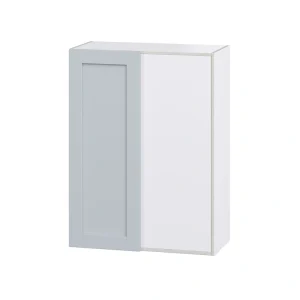 Hugo&Borg Charlesberg 30-in W x 40-in H x 14-in D Gray Wall Fully Assembled Cabinet (Recessed Panel Shaker Door Style) T726921100