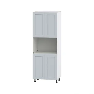 Hugo&Borg Charlesberg 30-in W x 84.5-in H x 24-in D Gray Pantry Fully Assembled Cabinet (Flat Panel Shaker Door Style) T726919875