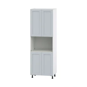 Hugo&Borg Charlesberg 30-in W x 89.5-in H x 24-in D Gray Pantry Fully Assembled Cabinet (Flat Panel Shaker Door Style) T726921027