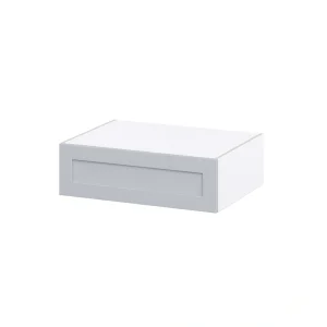 Hugo&Borg Charlesberg 33-in W x 10-in H x 24-in D Gray Wall Fully Assembled Cabinet (Recessed Panel Shaker Door Style)