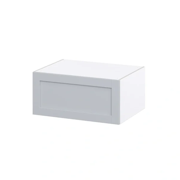 Hugo&Borg Charlesberg 33-in W x 15-in H x 24-in D Gray Wall Fully Assembled Cabinet (Recessed Panel Shaker Door Style) T726920852