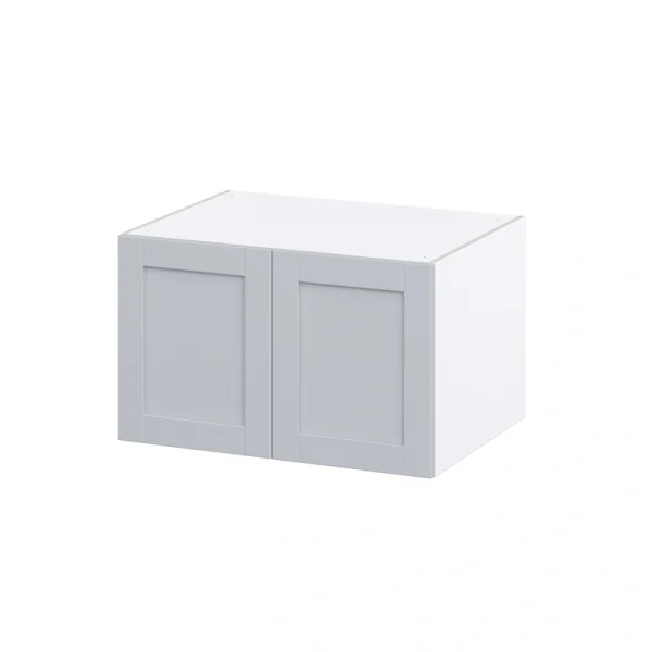 Hugo&Borg Charlesberg 33-in W x 20-in H x 24-in D Gray Wall Fully Assembled Cabinet (Recessed Panel Shaker Door Style)