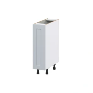 Hugo&Borg Charlesberg 9-in W x 34.5-in H x 25-in D Gray 1-Drawer Pull-out Cabinet Base Fully Assembled Cabinet (Recessed Panel Style) T726919940